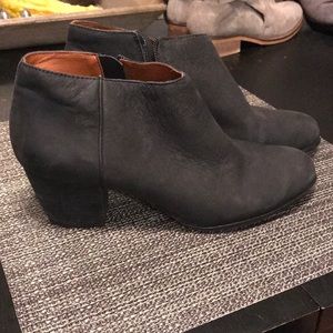 Lucky Brand black ankle boots